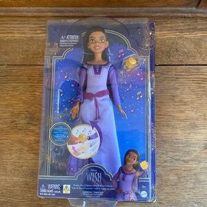 Disney Wish singing Asha of Rosas doll